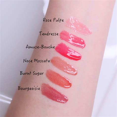 chanel lip gloss swatches 2020|discontinued Chanel lip gloss.